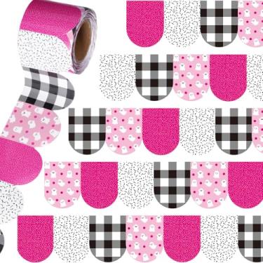 Imagem de Fuutreo Bordas de boletim de Halloween de 10 metros, decoração de boletins de festa, escritório, acabamento recortado, para festa de Halloween, sala de aula, decoração de festa