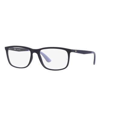 Imagem de Armação para Óculos Ray-Ban 0RX7171L 8046 Tam 58 / Azul Marinho