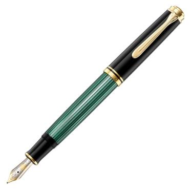 Imagem de PELIKAN Caneta-tinteiro Souveran Broad Point, preto/verde (980037)