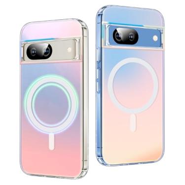 Imagem de Layeri Capa para Google Pixel 10 Pro XL holográfico iridescente [compatível com Magsafe] Capa protetora de celular exclusiva e estética arco-íris (Irisierend, Pixel 8a)