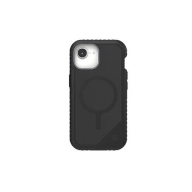 Imagem de GoTo Capa de celular robusta para iPhone 16e 15 14 13, preta, proteção contra quedas durável para Magsafe iPhone