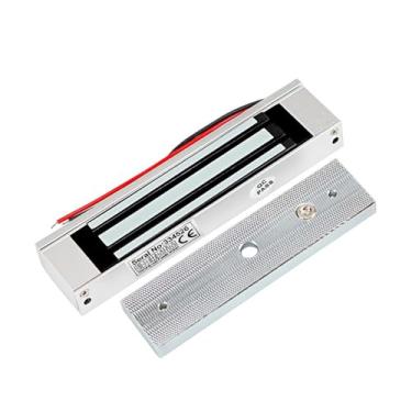 Imagem de Fechadura eletromagnética de 180 kg DC12V fechadura magnética de 158 kg com força de retenção eletrônica, fechaduras de porta únicas DWBPGVUN