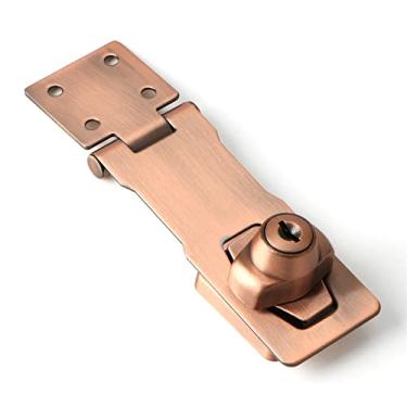 Imagem de Puxadores de gavetas, botões de armário, fechadura com chave de botão, trava resistente, liga de zinco, fechadura para móveis domésticos de 3/4 polegadas, 1 peça (cor: 4 polegadas) (cor: 3