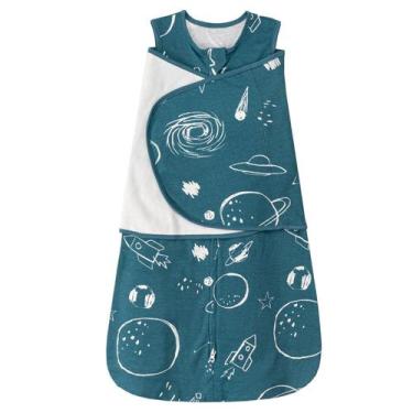 Imagem de Cobertor de algodão para bebês Sleep Sack ZIGJOY 1.0 TOG de 0 a 6 mese