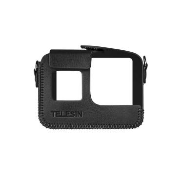 Imagem de Case em Material Sintético para GoPro Hero 5 6 7 Black - Telesin Cor Preto