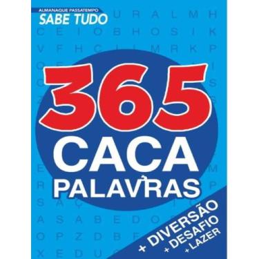 Imagem de Livro - Almanaque Passatempo - Sabe tudo - 365 caça palavras
