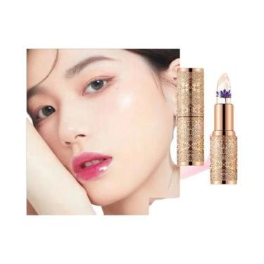 Imagem de Batom Cristal Com Mudança De Cor Para Mulheres, Hidratante, Longa Dura