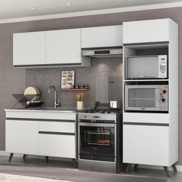 Imagem de Armário De Cozinha 4 Peças Veneza Branco - MULTIMOVEIS