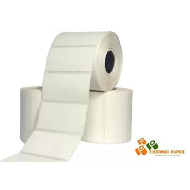 Imagem de Kit 6 Rolos Etiqueta Térmica 40x40mm Branca – Compatível com Balanças Toledo e Elgin – Adesivo Termosensível para Impressão