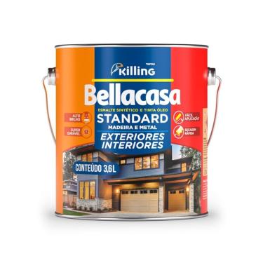 Imagem de Tinta Esmalte Killing Bellacasa Brilhante Conhaque - 3,6lt