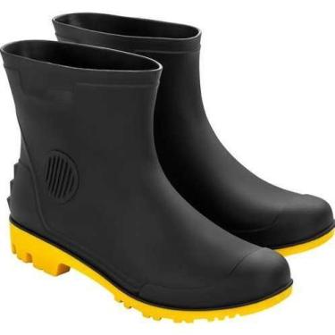 Imagem de Bota (Al) Pvc 45/46 Preta/Amarela C3/4 Sf Vonder