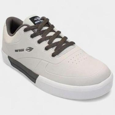 Imagem de Tênis Infantil Mormaii Urban Smash - Bege e Cinza - 29-Masculino