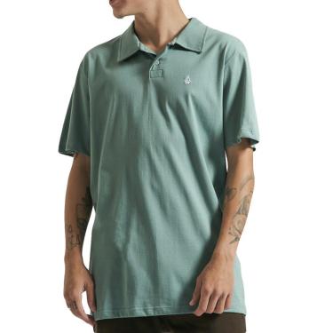 Imagem de Camisa Polo Volcom Solid Stone Masculina-Masculino