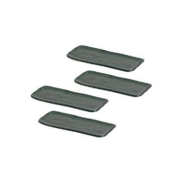 Imagem de Conjunto de Travessas Retangulares Pequenas Porto Brasil Orgânico Greenery 22x9,5cm - 4 Peças