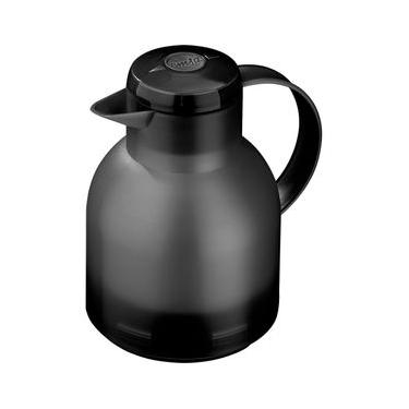 Imagem de Garrafa Térmica de 1 Litro Quick Press Samba Emsa Preta