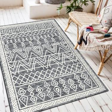 Imagem de HGTRH Tapete de acampamento ao ar livre dobrável, tapete de varanda à prova d'água ao ar livre 120 x 200, tapete leve e macio para trailer ao ar livre jardim tapete antiderrapante tapete externo para