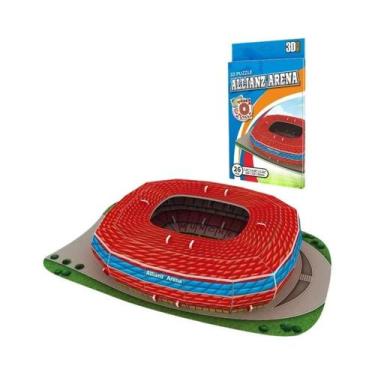 Imagem de Quebra-Cabeça 3D De Estádio De Futebol Construção DIY Brinquedo Educac