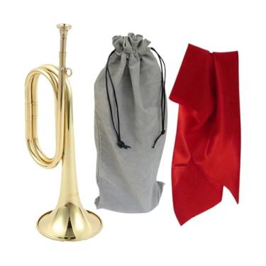 Imagem de Almencla Trompete, Trompete, Instrumento Musical Clássico, Instrumento de Metal para Treinamento de Profissionais, Festival, Crianças, Style C