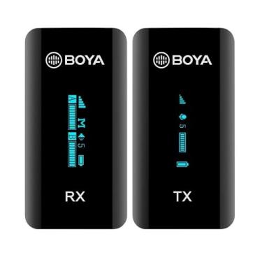 Imagem de Sistema de microfone sem fio ultracompacto Boya BY-XM6-K1 2,4 GHz Preto