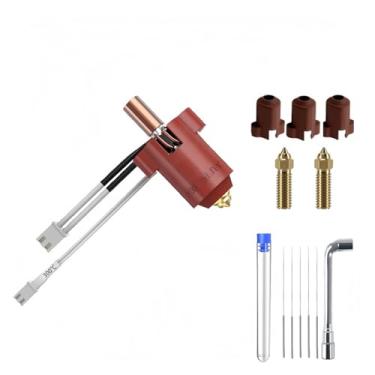 Imagem de Compatível com kit Hotend cerâmico Creality - bloco de aquecimento de alta temperatura de 300°C para impressora 3D Ender 3 V3 KE/K1/K1 Max(V3 KE Hotend Kit 1)
