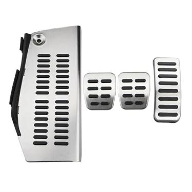 Imagem de EFDNK-HB Capas de pedal de freio de acelerador de carro universal antiderrapante pedais para acessórios automotivos protetores de pedal de veículo (MT com descanso)