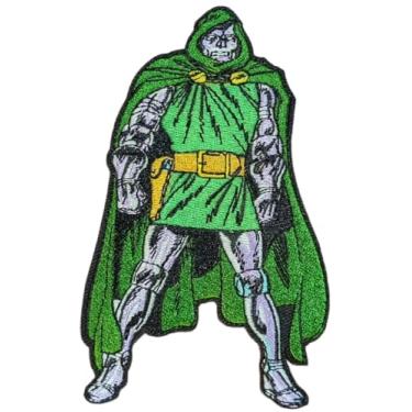 Imagem de Doom Patch Comic Doctor Personagens Supervillain Archenemy bordado ferro em patch 12,76 x 7,6 cm