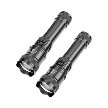 Imagem de Lanterna Recarregável Portátil Super Brilhante Com Zoom Telescópico Pa