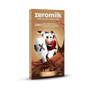 Imagem de Chocolate Zeromilk Crisp Com Flocos De Arroz, 40% Cacau, Zero Lactose 