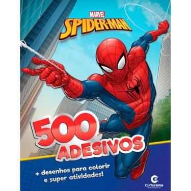 Imagem de Livro - 500 adesivos Homem-Aranha