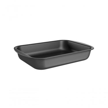 Imagem de Assadeira Retangular Funda 39,5 Cm 39,5 X 28,6 X 6,6 Cm Grafite Brinox