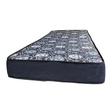 Imagem de Colchão Solteiro D28 Preto com Espuma de Alta Performance 188x88 Confo