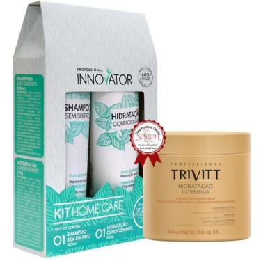 Imagem de Kit Home Care Innovator + Hidratação Trivitt 500g - Itallian Hairtech