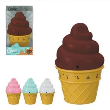 Imagem de Timer de Cozinha para Sorvete - Contagem Regressiva até 60 Minutos - n