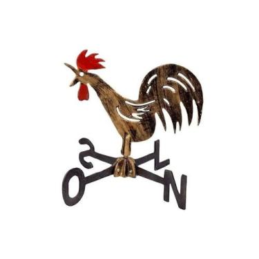 Imagem de Galo do Vento do Havai em Alumínio Ouro Vermelho Tamanho M - Mard Meta