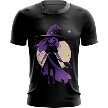Imagem de Camiseta Dryfit Bruxa Halloween Púrpura Festa 6 - Kasubeck Store®, INF