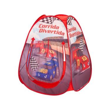 Imagem de Barraca Infantil Cabana Corrida Divertida Dobrável Menino - DM Toys