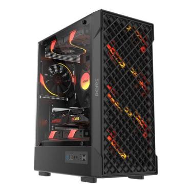 Imagem de Gabinete Gamer Pcyes Velyr Black Vulcan - Gvlybv