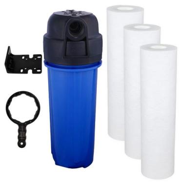 Imagem de Filtro Caixa D'água E Cavalete Royal B&B + 3 Refil Extra Micragem 10 M