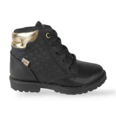 Imagem de Bota Coturno Bebe Feminino Kidy Fashion Tratorado-Feminino
