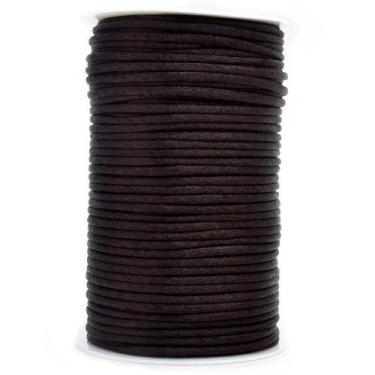Imagem de Cordão de Cetim Rabo de Rato 4mm 100 Metros - artePunto, MARROM