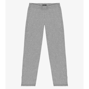Imagem de Calça Masculina Moletom Felpado Básico Diametro Cinza, G, Cinza