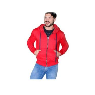 Imagem de Moletom ABERTO C/ CAPUZ Masculino Revanche, Vermelho, P
