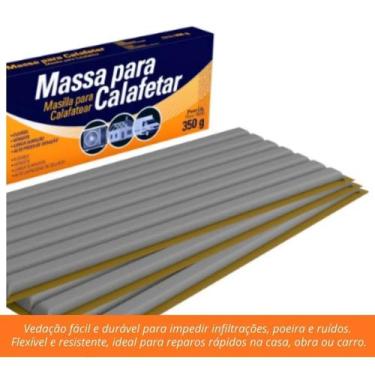 Imagem de Kit 10 Massa De Calafetar 350g Vedação Multiuso Tekbond Tamanho:350g, 