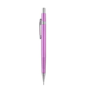 Imagem de Lapiseira Técnica 0.7mm Traço Fino Preciso BRW COR:ROSA METALICA, ROSA