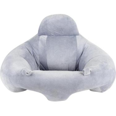 Imagem de Almofada de Apoio para Sentar Baby Pil  0 a 8 Meses - Baby Pill, Cinza