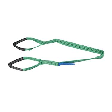 Imagem de Eslinga de içamento, cintas de içamento 2T Capacidade de carga Resistente ao Desgaste Plano Pesado para Maquinário para Navios para Portos(2m (6,56 pés))