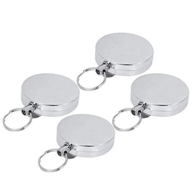 Imagem de Entatial Chaveiro antifurto durável de longa duração, chaveiro anti-roubo de metal, móveis diários para casa ou família