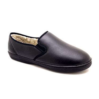 Imagem de Pantufa Forro Pelo Unissex Katurê Ref: 603 Tamanho:35/36;Cor:Preto;Genero:Masculino
