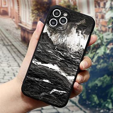 Imagem de Capa de telefone de silicone 3D emboss Mountain para iPhone 6 7 6S 8 Plus SE 2020 10 X XR XS 11 12 13 Pro Max TPU Relevo Capa Traseira, Heishan5, Para iPhone12Mini 5.4