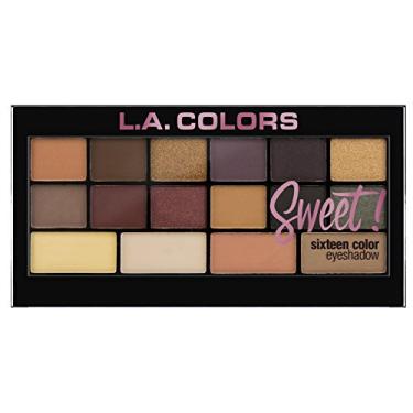 Imagem de L.A. Colors Sweet! Paleta de sombras de 16 cores, sedutora, 30 ml